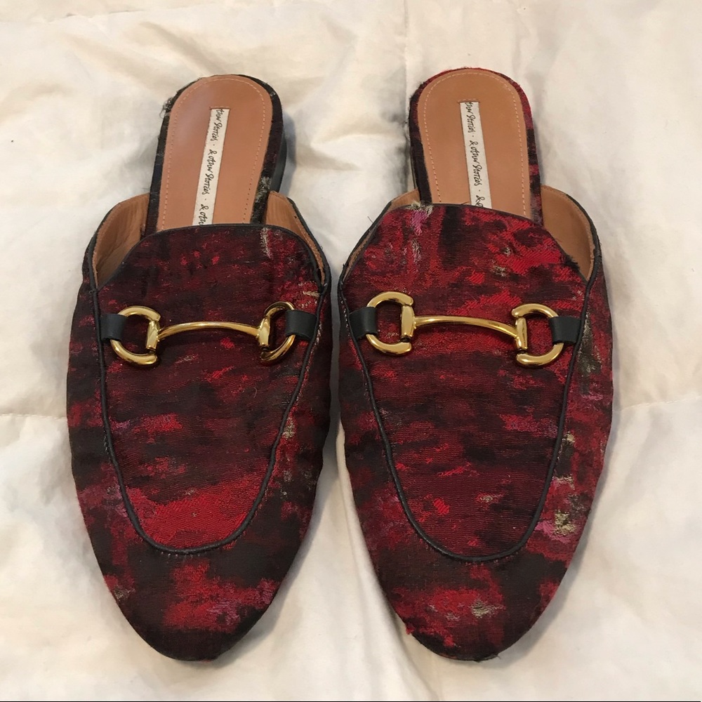 & Other stories red print mules